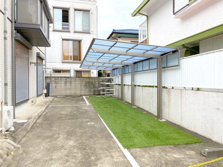 2m×10mの人工芝を設置
